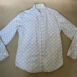 J.Crew white button down shirt.